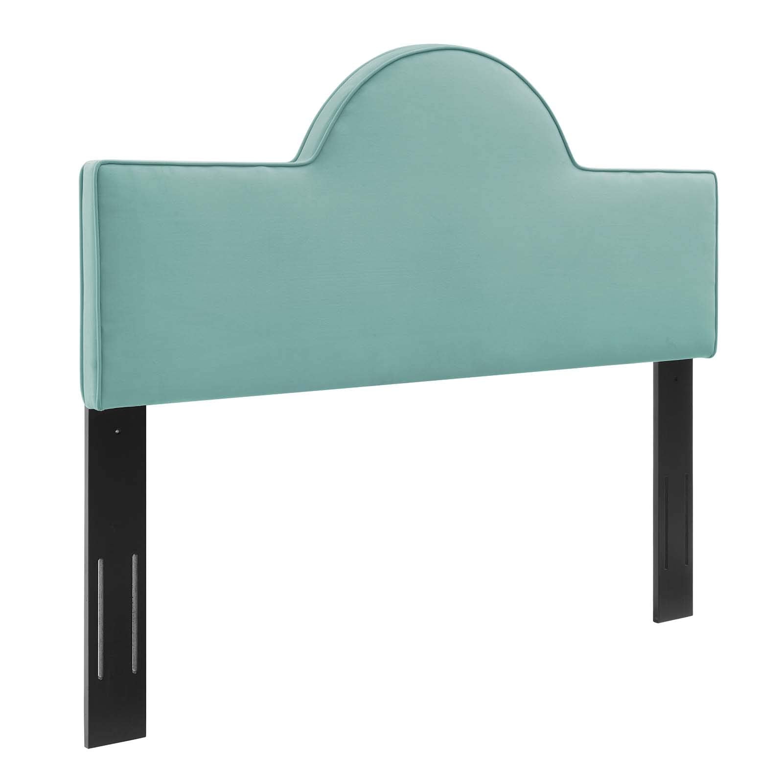 Modway Dawn Performance Velvet Headboard, King/Ca King, Mint